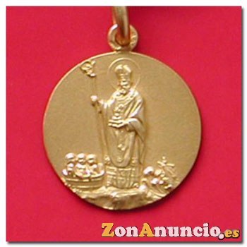 MEDALLAS SAN NICOLAS DE BARI EN ORO Y EN PLATA.
